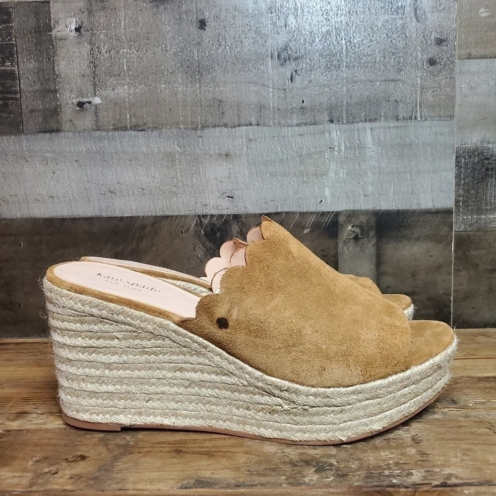 New Kate Spade Toby Espadrille Wedge Sandal